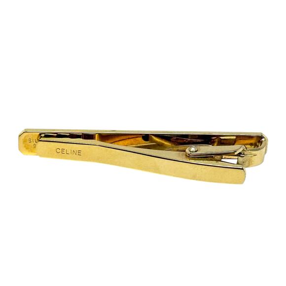 Celine Two-Tone Tie Clip - Picture 9 of 11